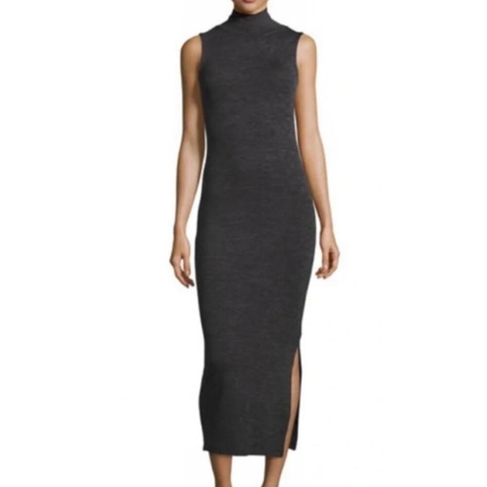 French Connection Women's Sleeveless High-Neck Sweeter Sweater Dress in Black